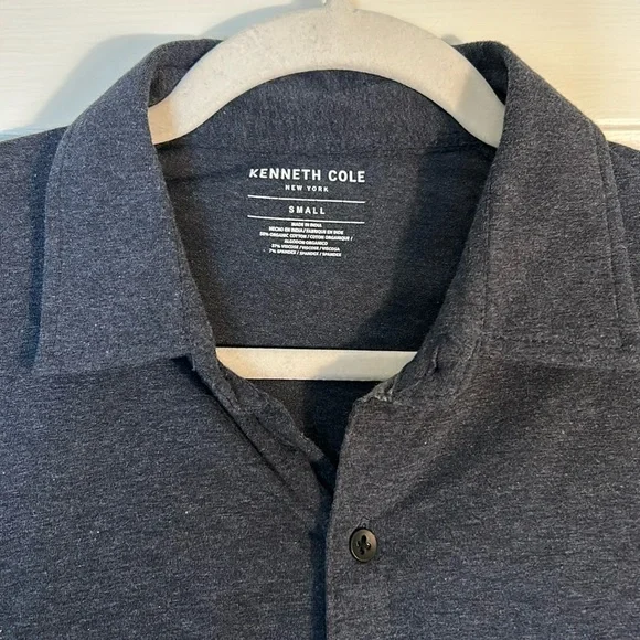 Kenneth Cole Men’s Short Sleeve Cotton Button Down Shirt, Size S - Picture 3 of 9